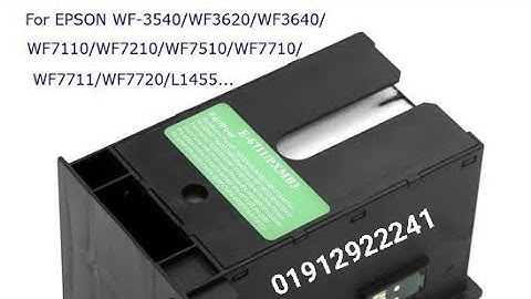 Maintenance Ink Box for Epson T6711 / L1455 WF/ 3010 / 3520 / 3530 / 3540 / 3620 /(Computable New)