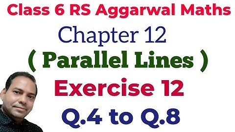 Exercise 12 Q.4 to Q.8 Class 6 RS Aggarwal Maths