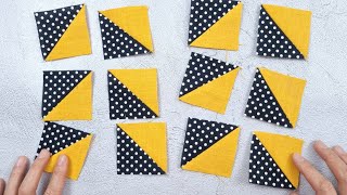 How to sew beautiful and practical patchwork.