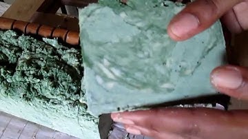 Cutting Aloe & Cucumber  puree HP Soap