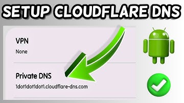How to setup Cloudflare DNS on Android without app | Cloudflare DNS setup Android