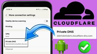 How to setup Cloudflare DNS on Android without app | Cloudflare DNS setup Android screenshot 5