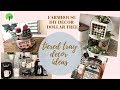 FARMHOUSE DIY DECOR DOLLAR TREE/TIERED TRAY DECOR IDEAS