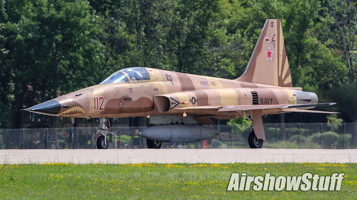 Modern Military Flybys and Arrivals (Friday) - EAA AirVenture Oshkosh 2018