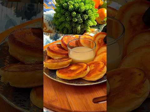 Nonushta uchun domboqqina Oladiyalar tayyorlaymiz #nonushta #завтрак #оладушкинакефире