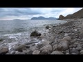 Морской релакс. Орджоникидзе. Пляж 08.09.2013. Шум моря.