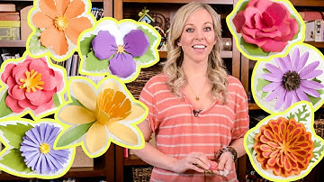 3D Flowers SVG Kit - Assembly Tutorial