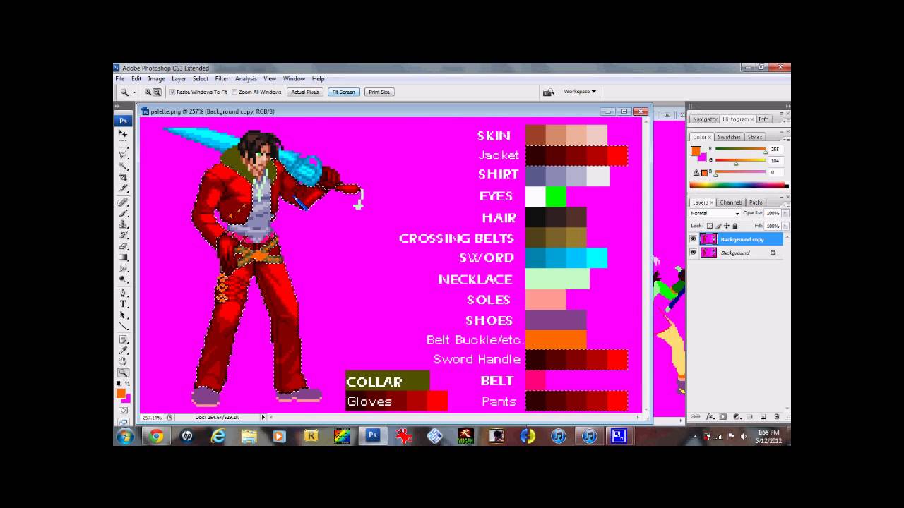 How I Do Color Separation 2 Template & Organizing the Palette - YouTube