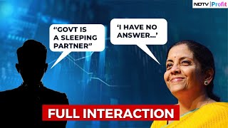 Nirmala Sitharaman Full Speech: Finance Minister Questioned On Govt Tax On Brokerages & More
