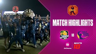 Ratnagiri Jets are the Champions of MPL 2024 | Final Highlights | JioCinema & Sports18