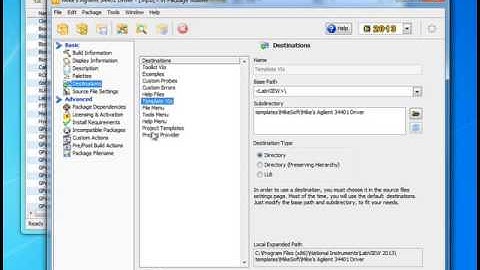 How Destinations work in VIPM