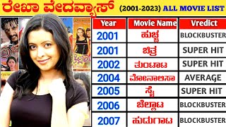 Rekha Vedavyas Hits And Flops All Movies List 2001-2023 Rekha Vedavyas All Movie Verdict
