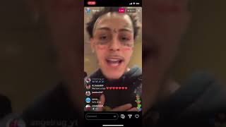 LIL SKIES GOES OFF ON FANPAGES LEAKING —Instagram Live video from today