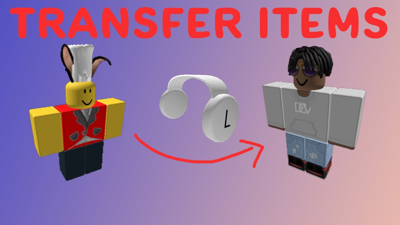 Roblox How To Transfer Items Between Accounts Youtube - transfer robux between accounts