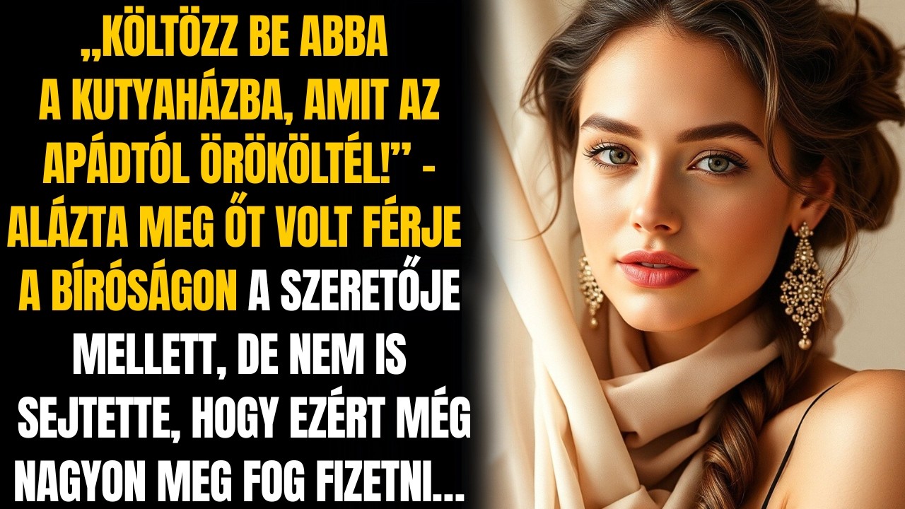 „KÖLTÖZZ BE ABBA A KUTYAHÁZBA, AMIT ÖRÖKSÉGÜL KAPTÁL!” – MONDTA A FÉRJ A BÍRÓSÁGON!