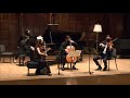 Mozart Piano Quartet in G minor KV 478 /Eastman School of Music Faculty -Jang/Rostad/Johnston/Kobrin