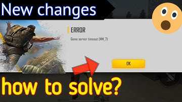 Game Server Timeout (mm_7) Free Fire || Free Fire Automatically Back Problem Solved || 101%  Solve