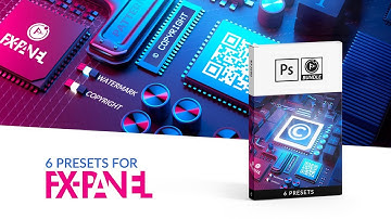 FX-Panel: QR Code & Watermark in Photoshop