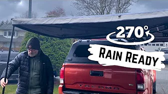 Overlanding Awning Install: 270 degrees of shelter on the Tacoma