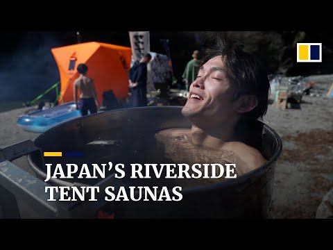 Japan embraces outdoor tent saunas as safer alternative during Covid-19 pandemic