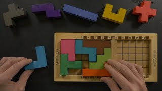 ASMR Katamino Part 1 (Wooden Puzzle Solving) screenshot 1