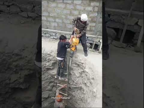 searching Gold in the mountain of Hunza valley