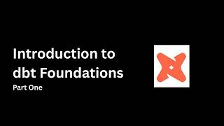 Introductions to dbt foundations: Your Market Value as an Analytics Engineer