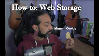 Web storage for beginners in plain JavaScript (without cookies)