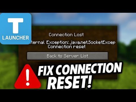 How to Fix Failed to Connect to Server Minecraft TLauncher Internal Exception 2025