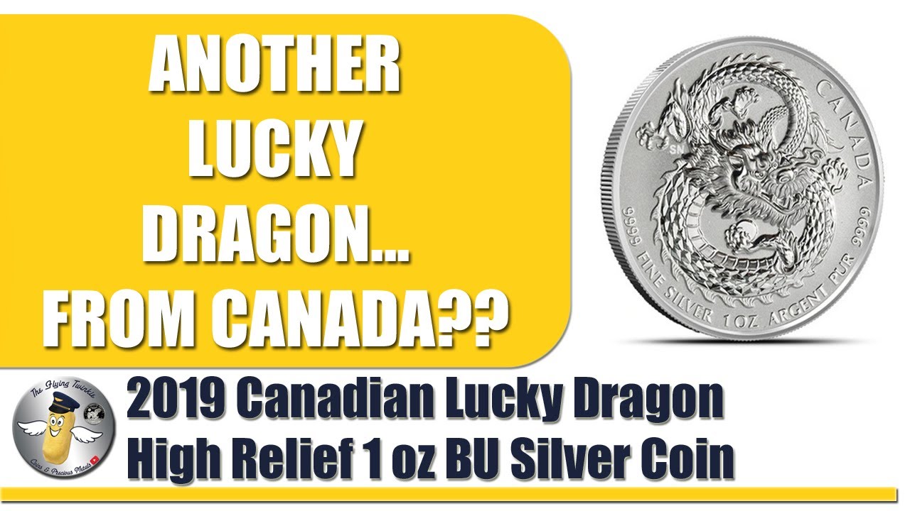 2019 Canadian Lucky Dragon High Relief Coin 1 Oz Silver BU I M IN 2019-canadian-lucky-dragon-high-relief-coin-1-oz-silver-bu-i-m-in