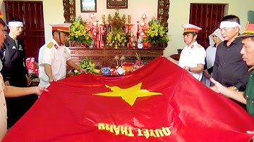 Lễ Phủ Quân Kỳ Quyết thắng-Cựu Chiến Binh thật trang trọng.Cụ Nguyễn Văn Lỉnh