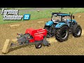 Prasowanie słomy w małe kostki - Farming Simulator 22 | #34