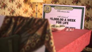Lucky the PCH Big Check beefs up for the new $10,000.00 A Week For Life SuperPrize