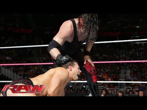 KANE UNMASKS The Miz Vs Kane Raw Oct 28 2013