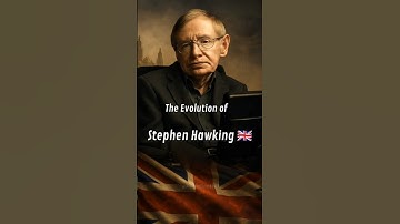 The Evolution of Stephen Hawking 🇬🇧 | Mind of the Cosmos in 60 Seconds!#UK #StephenHawking