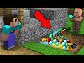 Minecraft NOOB vs PRO: WHAT DID VILLAGER BURY UNDER BLACKSMITH FROM NOOB? Challenge 100% trolling