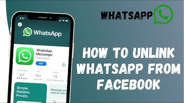 How to Unlink your Whatsapp from Facebook Account