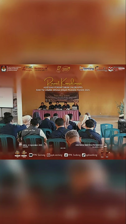 RAKOR Rekrutmen KPPS & Lomba Jingle Pilkada 🔥 #kpu #ppk #pps #pilkada #pilkada2024 #sedong