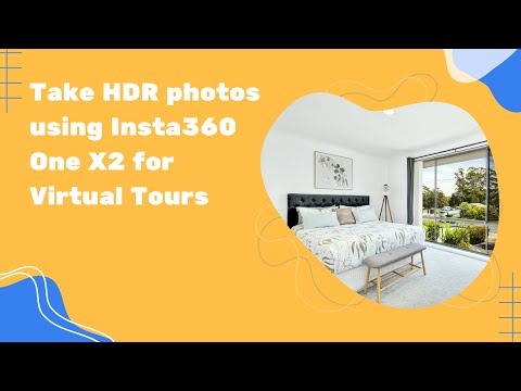 Take HDR photos using Insta360 One X2 for virtual tours