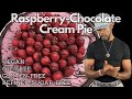 Vegan raspberrychocolate cream pie dessert i refinedsugarfree