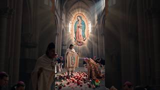 The Miracle of the Tilma: Our Lady of Guadalupe 🙏✝️♥️ #shorts #viral #trending #music #dreamscreenai