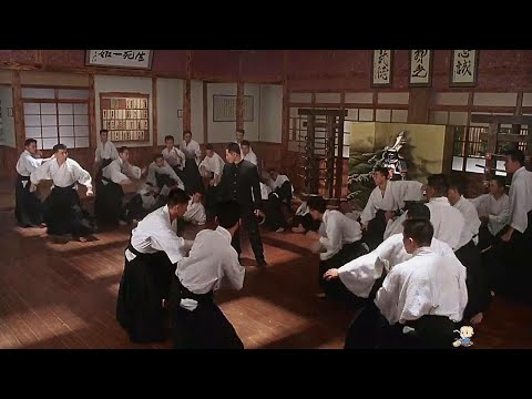 陈真踢日本武馆 精武英雄 李连杰