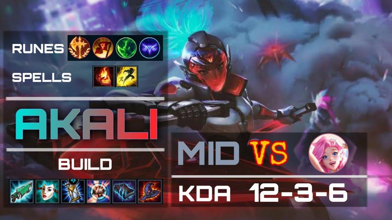 Wild Rift Akali Build Wild Rift Akali Gameplay VS Seraphine | Wild Rift Akali Build & Runes ...