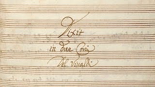 VIVALDI | Dixit Dominus in due Cori | RV 594 in D major | Original manuscript