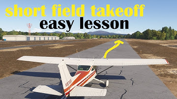 FS24 SHORT FIELD TAKEOFF & LANDING LESSON QUICK N EASY