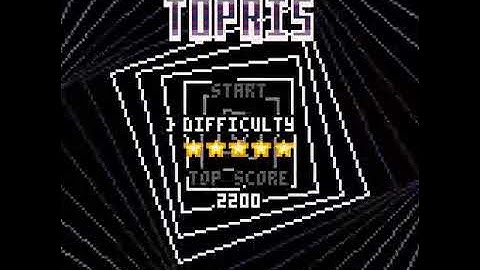PICO-8 Gameplay: Topris