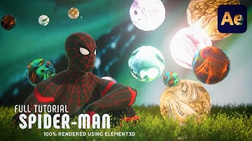 Element3D Tutorial | Spider-Man No Way Home 🔥