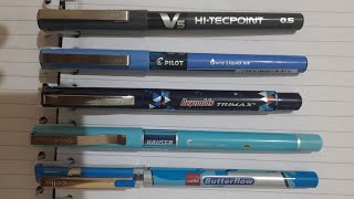 Pilot v5 and Reynolds trimax and Hauser (gel) and Cello butterflow , comparison part2
