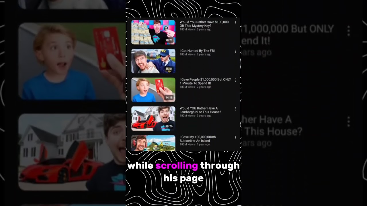 What's the LEAST WATCHED video of Mr Beast!