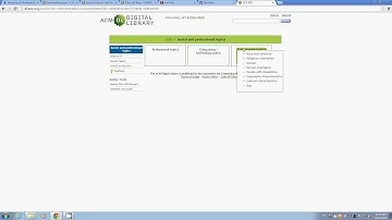 ACM digital library: Doing a search